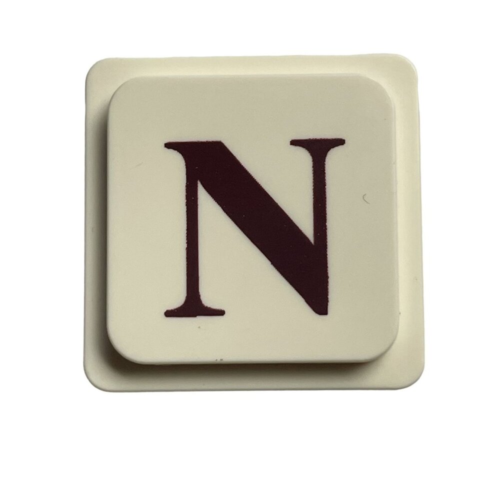 UpWords 3D Letter N Tile Replacement Stacking Word Game Piece 1988 Edition u Vin